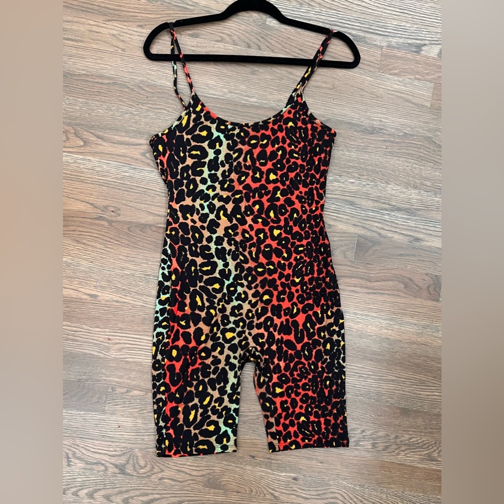 Leopard Romper from fashion nova